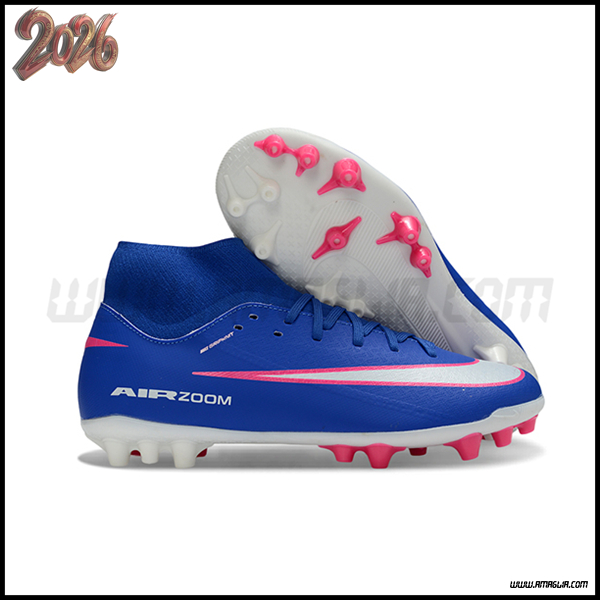 Nike Scarpe Da Calcio Mercurial Superfly 10 Academy Blu/Bianco/Rosa