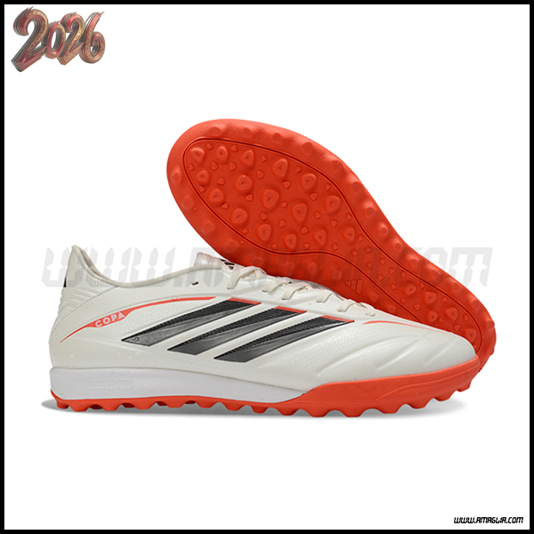 Copa Scarpe Da Calcio GLORO III TF Bianco/Arancia/Grigio