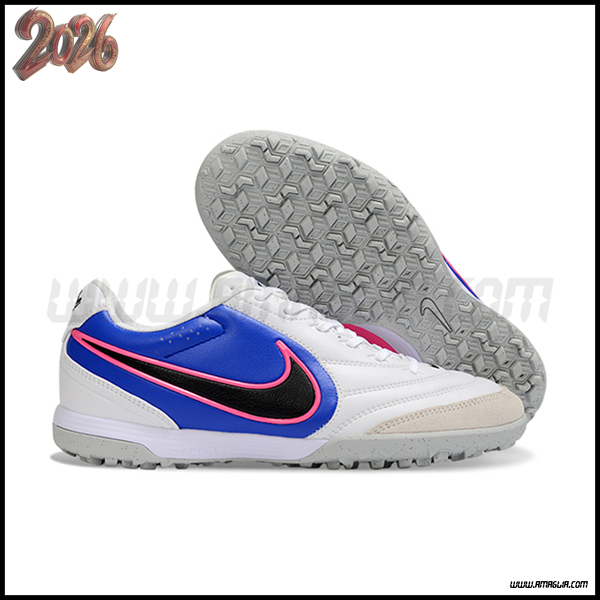 Nike Scarpe Da Calcio Tiempo Legend XI Elite TF Bianco/Blu/Nero