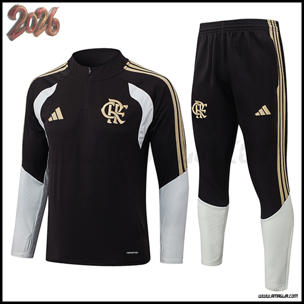Tuta Allenamento Flamengo Marrone/Giallo 2026/2027