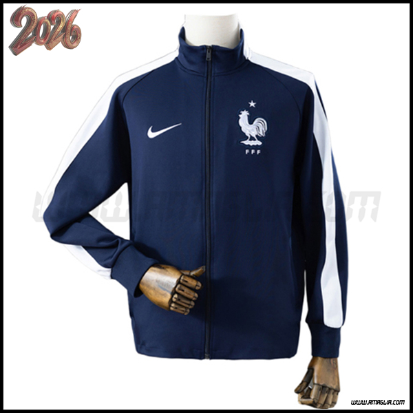 Giacca Calcio Francia Blu Reale 2026/2027