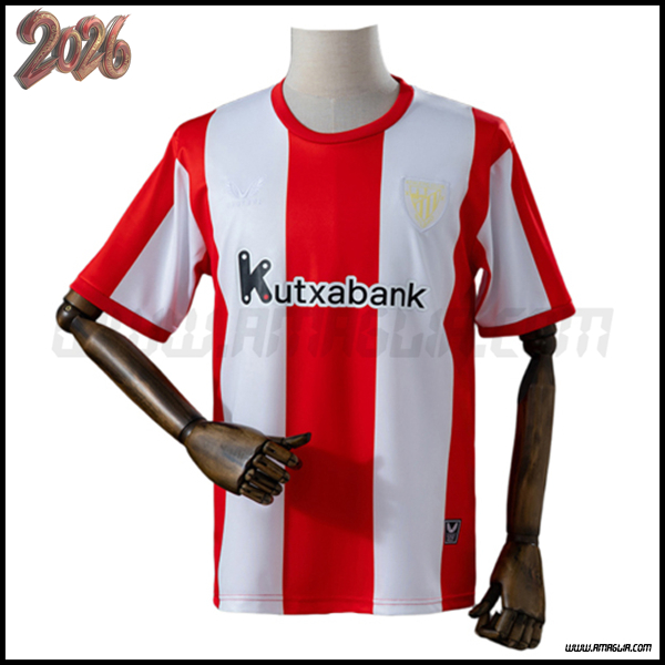 Maglia da Athletic Bilbao Edizione Speciale Rosso/Bianco 2025/2026