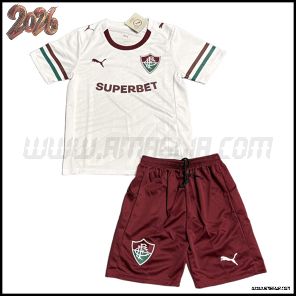 Seconda Maglia Calcio Fluminense Bambino 2026/2027