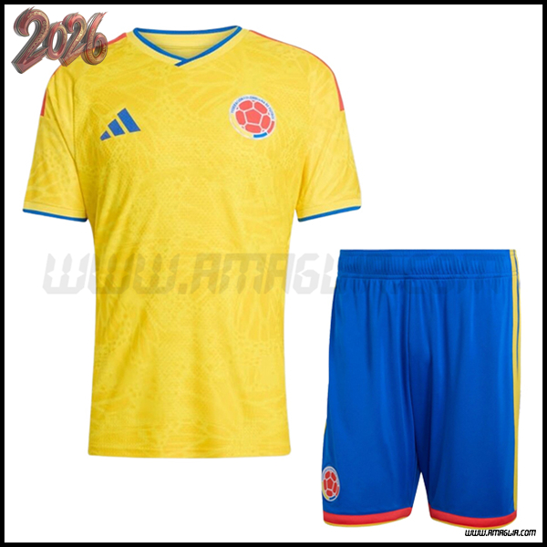 Nuovo Maglia da Colombia Bambino Prima 2026/2027